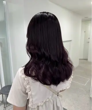 ロング miku/ラベンダー 透明感カラー🪻❤︎のヘアスタイル