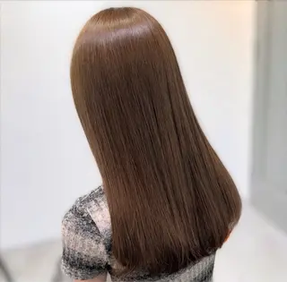 セミロング つや髪ᰔᩚ暖色 カラーYui🩰のヘアスタイル