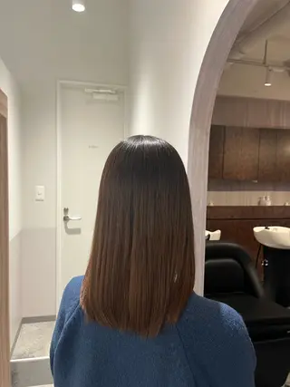 ミディアム SALOWIN大宮crest所属・艶透明感カラー/レイ ヤー🌻/rioのヘアスタイル