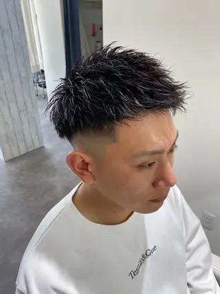 ショート メンズ メンズ特化美容師 若林陸のヘアスタイル