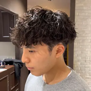 ショート パーマ メンズ 【メンズ特化美容師】 🐍NAO🐍のヘアスタイル