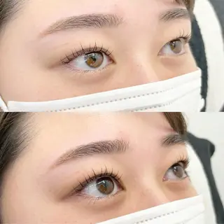 マツエク・マツパ アイブロウ Lino me. かとうのマツエク・マツパデザイン