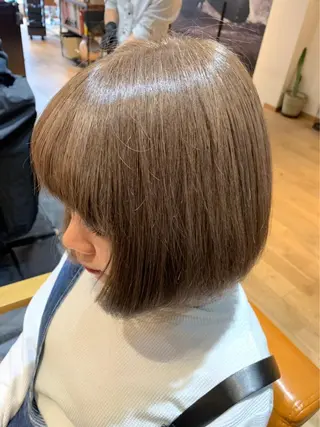 ショート 髪質改善縮毛矯正 kosuke_IJKのヘアスタイル