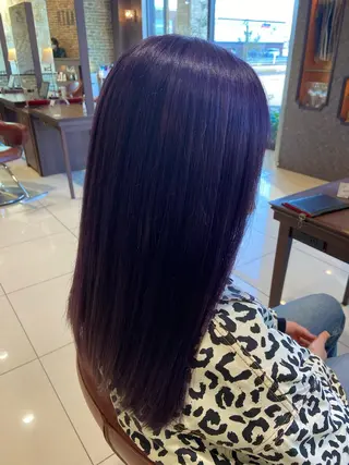 セミロング カワサキ ヒナコのヘアスタイル