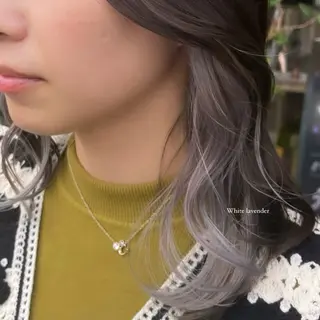 ミディアム カラー an.nico所属・レイヤー/透明感艶 カラー丸山ななほのヘアスタイル