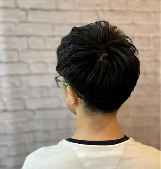 ショート メンズ 無料メンズカット❗️ 岡本晟我のヘアスタイル