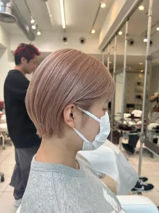 ショート RENJISHI  omotesando所属・🌈🧡ヤマダ ヒロナ🌈🧡のヘアスタイル