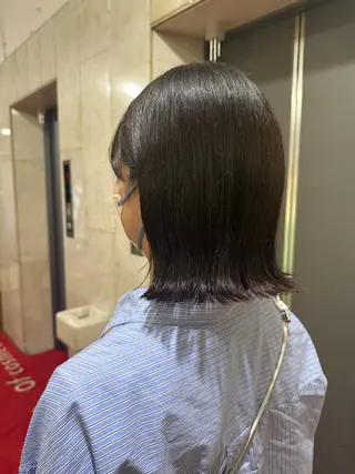 ミディアム オブヘア所属・銀座／カット ／ボブ　るかのヘアスタイル