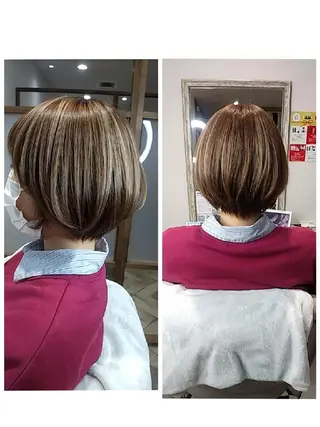 ショート ponte福岡西店所属・kijima ricoのヘアスタイル