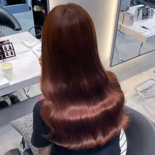 ロング 𝙆𝙖𝙞🎀🩶 レイヤー/縮毛矯正のヘアスタイル