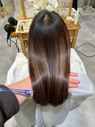 セミロング BLENDby happiness所属・KAORU/絹髪 /髪質改善/奈良のヘアスタイル