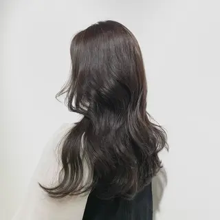 ロング カラー ヘアアレンジ キヨミ 韓国レイヤーカットのヘアスタイル