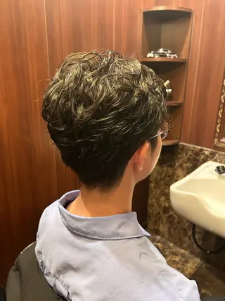 ミディアム パーマ メンズ 2回目以降✖︎ こうようのヘアスタイル
