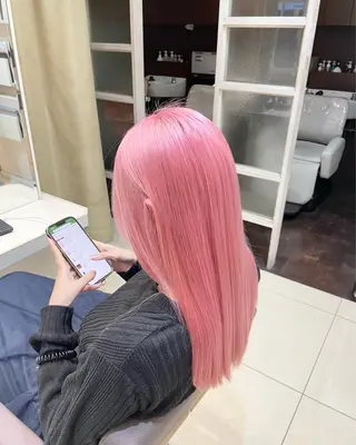 ロング カラー 韓国ヘア🇰🇷透明 感カラー/yui💞のヘアスタイル