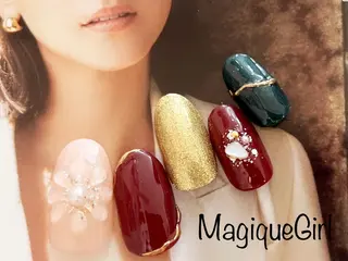 ミディアム カラー ネイル 🌸Nail&Eye KAKU🌸のネイルデザイン