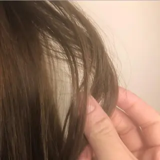 セミロング カラー やまもと さえのヘアスタイル