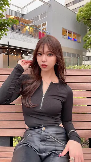 ロング 銀座/オリーブ/ 透明感カラー✨りくのヘアスタイル