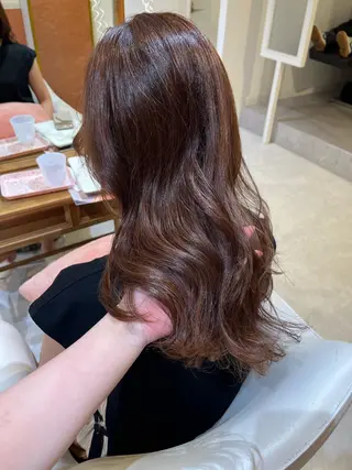 セミロング 梛木 唯のヘアスタイル