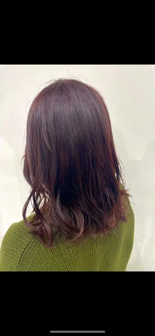 セミロング カラー 🫧透明感カラー/ 青山瑞季🫧のヘアスタイル