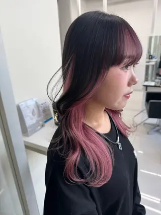 ロング カラー ALIVE原宿🖤 カラーリストるねこのヘアスタイル