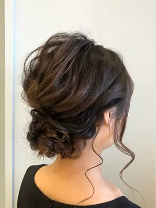 セミロング ヘアアレンジ TELA HAIR南流山店所属・TELA HAIR Annaのヘアスタイル