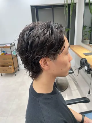パーマ メンズ lomalia suwaのヘアスタイル