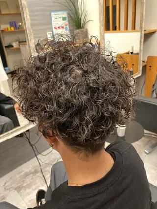 パーマ メンズ メンズ特化/パーマ/ フェードWATARUのヘアスタイル