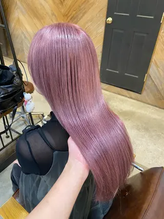 ロング カラー 平川 夏海のヘアスタイル