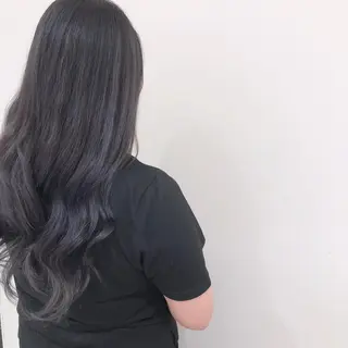 ロング カラー 野村 さなみ✨ぱっつんボブのヘアスタイル