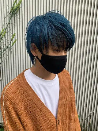 ショート カラー メンズ 縮毛矯正✖️似合わせ 🌻ヒトミのヘアスタイル