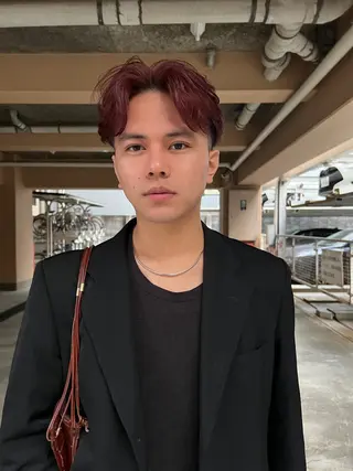 カラー メンズ 大阪メンズパーマ /スパイキー/らいのヘアスタイル