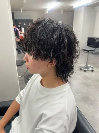 パーマ メンズ 立川/過去1の毛流れ パーマ/しゅーとのヘアスタイル