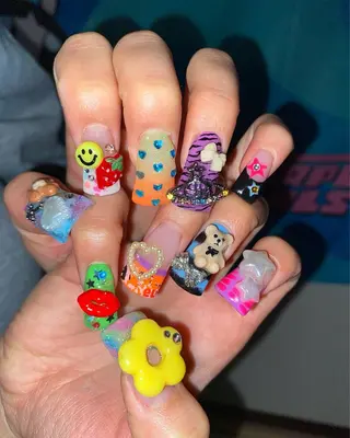 ネイル 福の爪 🍒福山千晴のネイルデザイン