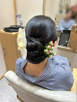 ヘアアレンジ Yamamoto 半個室美容室zinaのヘアスタイル