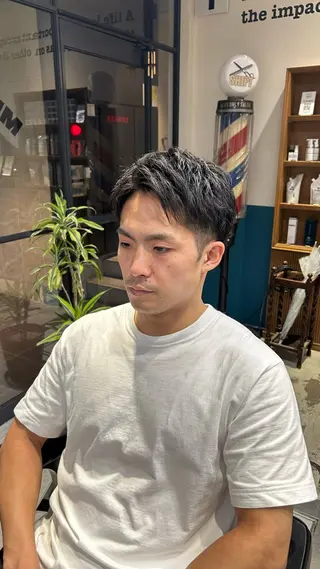 ショート メンズ 池田 海斗のヘアスタイル