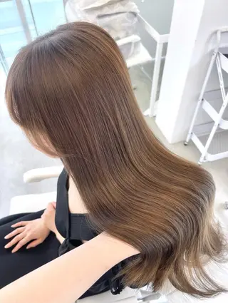 ロング カラー 透明感カラー🎀 icyきなみのヘアスタイル