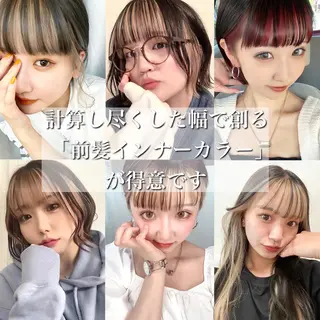 ミディアム カラー 韓国ヘア/艶カラー /田中悠佑のヘアスタイル