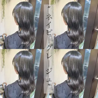 ミディアム カラー 縮毛矯正⭐️ TAKAHIROのヘアスタイル