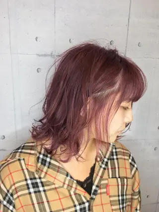 ミディアム カラー 韓・中華美女ヘア 🇰🇷×🇨🇳のヘアスタイル