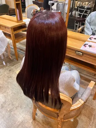 カラー 松原 樹里のヘアスタイル