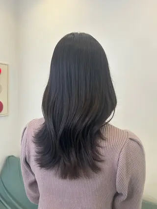 セミロング カラー 名古屋栄/ブリーチ/ ボブ🧃木下桃嘉のヘアスタイル