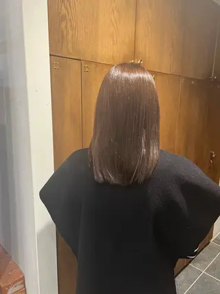 ミディアム 縮毛矯正 /横山陸人のヘアスタイル