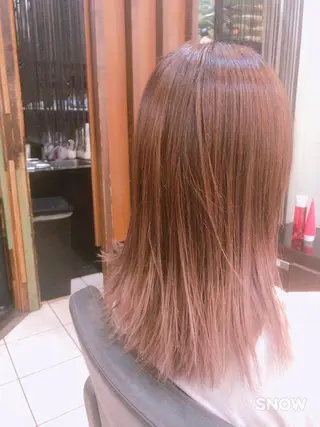 ミディアム 透明感韓国ヘア♡ みつきのヘアスタイル