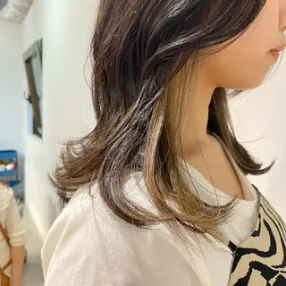 ミディアム GO TODAY SHAiRE SALON 原宿Stella店所属・𓍯柔らかhair 𓍯 yukinoのヘアスタイル
