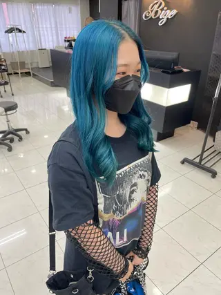 ロング カラー ハイトーンエクステ 🎩カズキ🎩のヘアスタイル