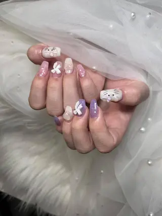 ネイル ミナ🌈 Laule'aのネイルデザイン