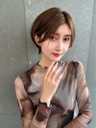 ショート 『艶髪透明感カラー』 👑おうじ👑のヘアスタイル