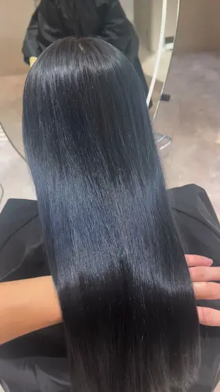 セミロング 韓国ヘア/ベージュ カラー/髪質改善/涼のヘアスタイル