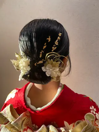 セミロング ヘアアレンジ Toiro 横浜所属・🎀レイヤー/パーマ カラー/ai🎀のヘアスタイル