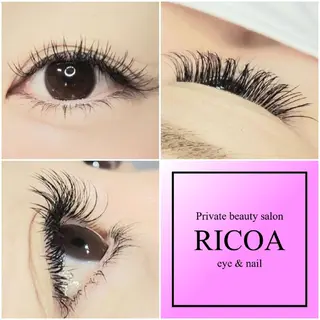 マツエク・マツパ RICOA 酒井のマツエク・マツパデザイン